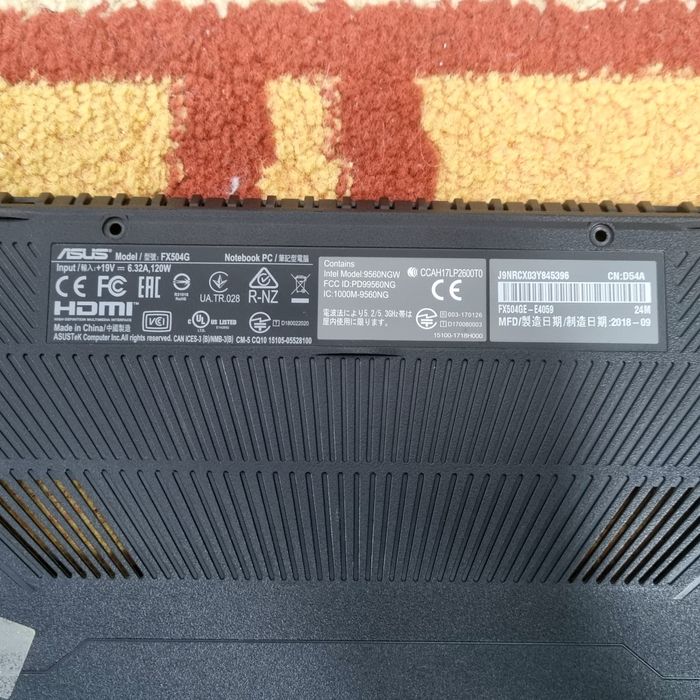 Asus TUF GAMING FX-504 defect