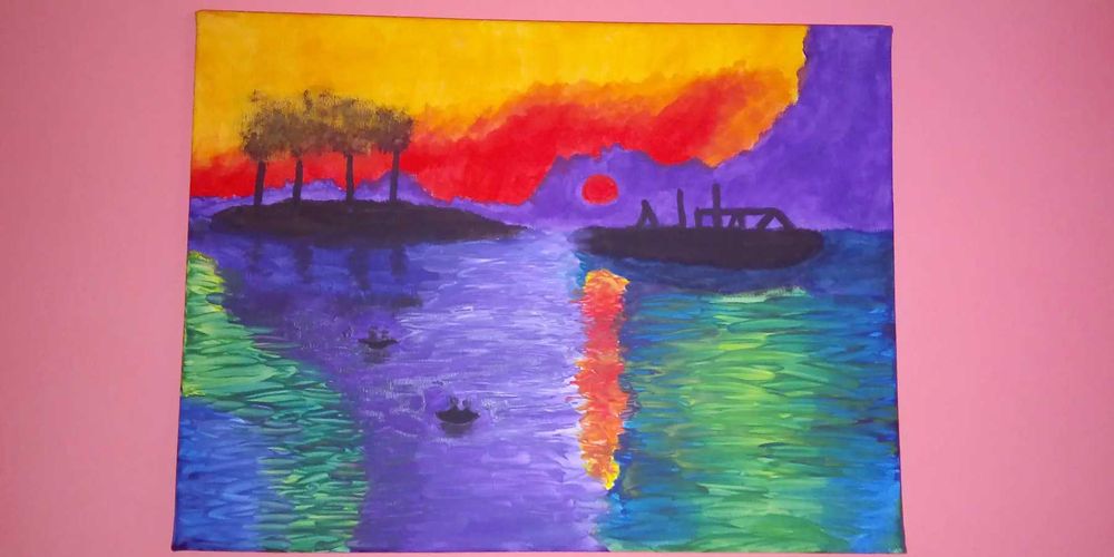 Картина/Графика с туш/ Акварел - авторски