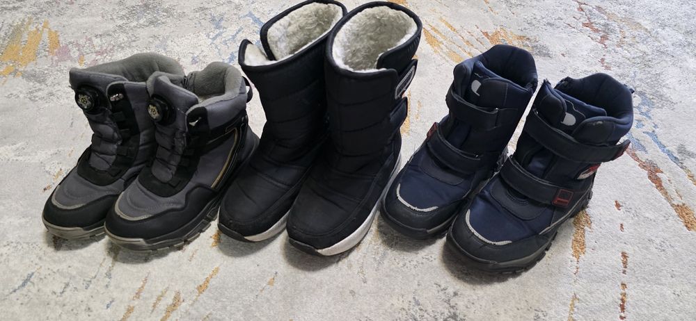 Продам зимние ботинки детские дутыши