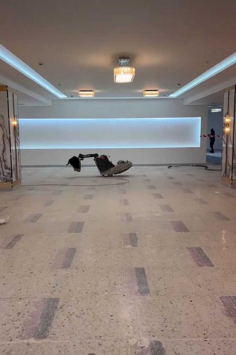 Шлифовка и ремонт бетонного пола