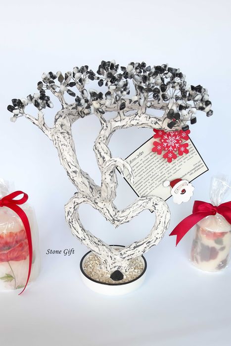 Дръвче Полускъпоценни Камъни, Подарък Коледа, Подарък Нова Година
