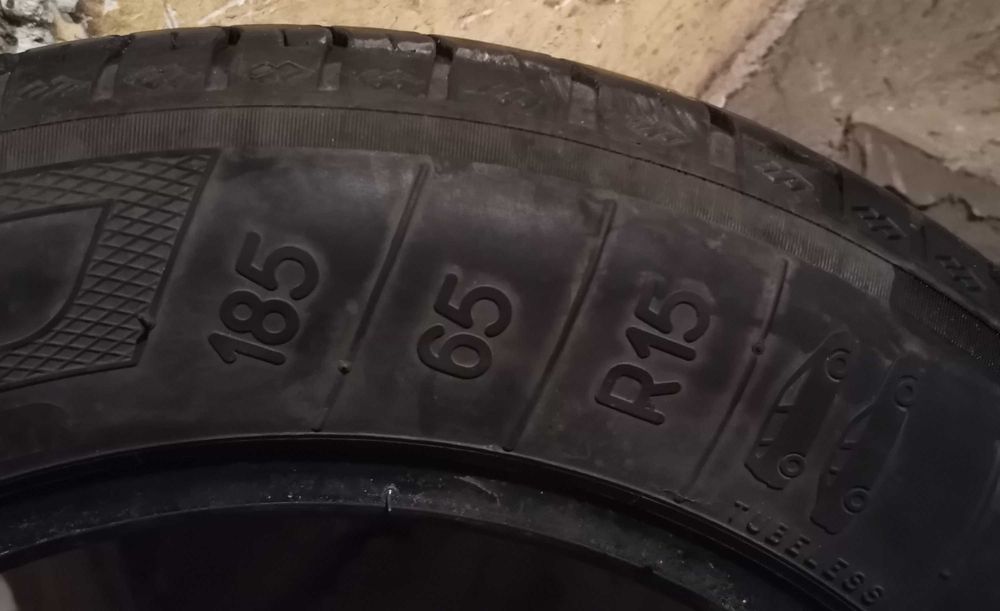 Продавам 4 броя Летни Гуми 185.65.15 на 1 сезон дот 2019 Kleber