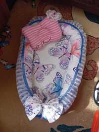 Детская  мини кроватка (гнёздышко) для новорожденных