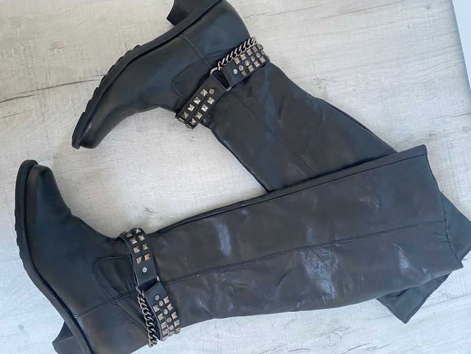 Ботуши, чизми естествена кожа