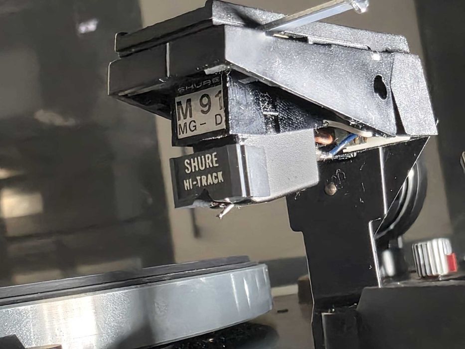 Pick-up Dual 1218 • Funcțional • Doză Shure M91 MG-D • Vintage Hi-Fi