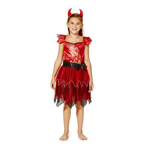 Costum Halloween, serbare, Diavolita, Nou, 3-4 ani, 11-12 ani