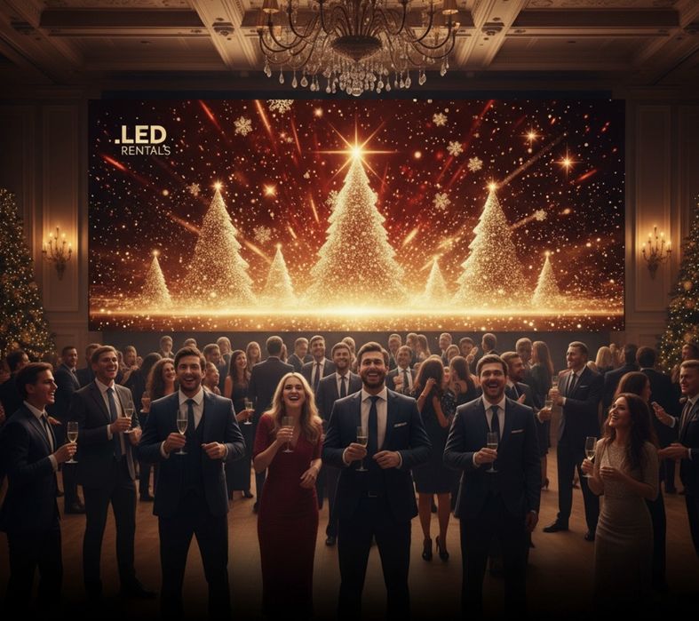 Led екран под наем за вашето корпоративно коледно парти