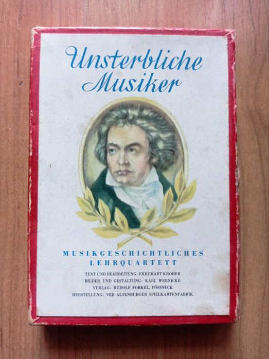 Ретро Карти Unsterbliche Musiker 1955г.