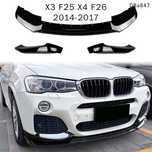 Тунинг комплект спойлери предна броня BMW X3 F25 X4 F26 M кит бмв х3 4