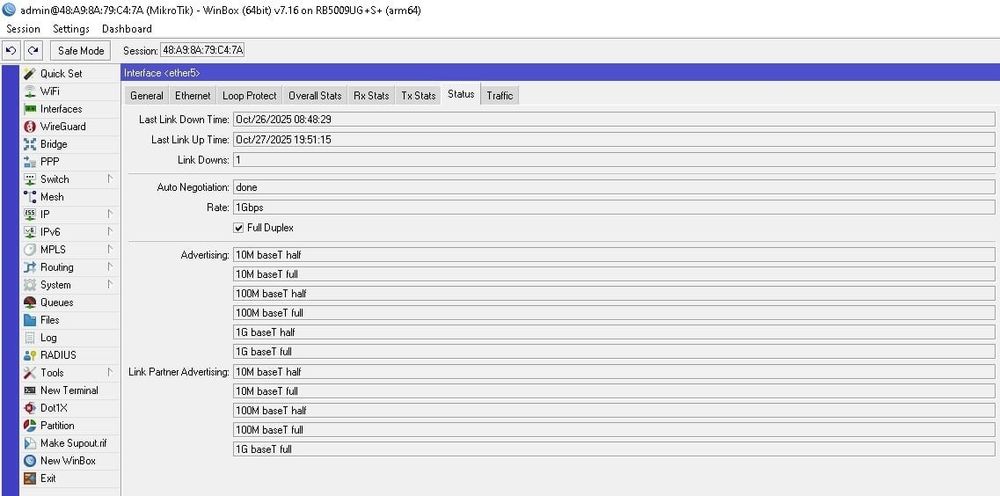 MIKROTIK rb5009ug+s+in