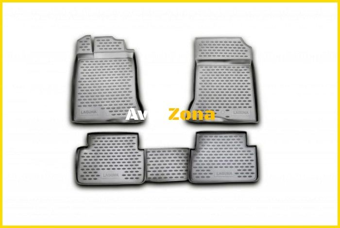 3D Гумени стелки за Renault Laguna (2007-2015) 4 pcs.