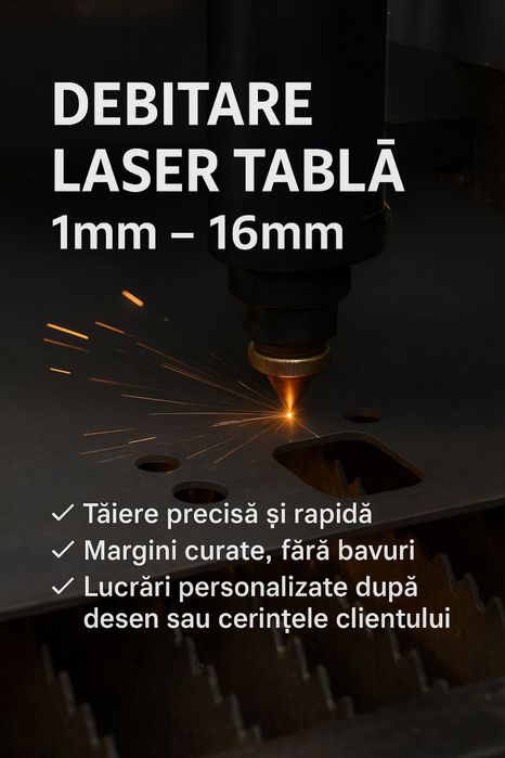 Debitare laser tablă 1mm – 16mm