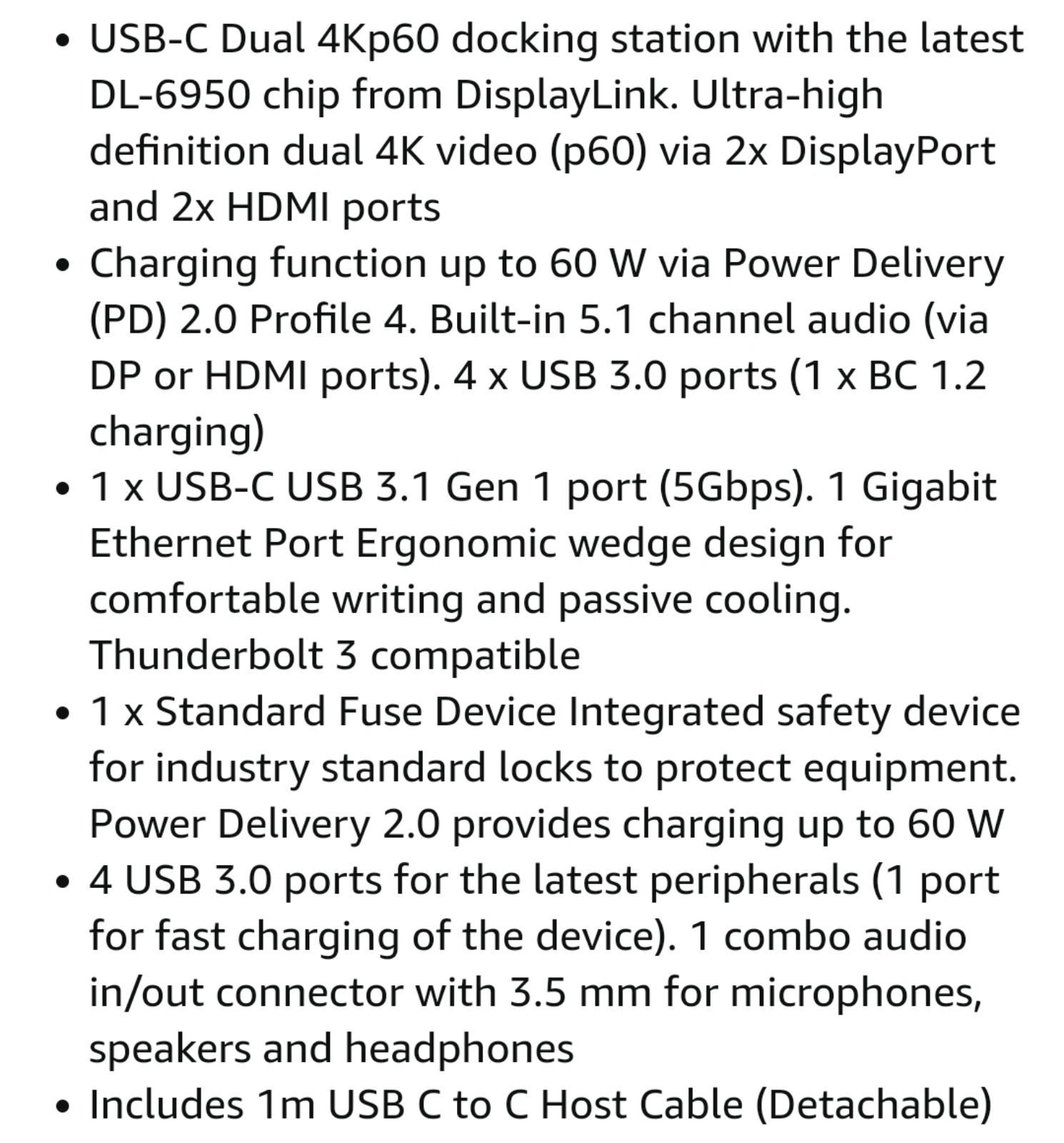 Докинг станция за лаптоп на Таргус USB-C Dual 4K Video