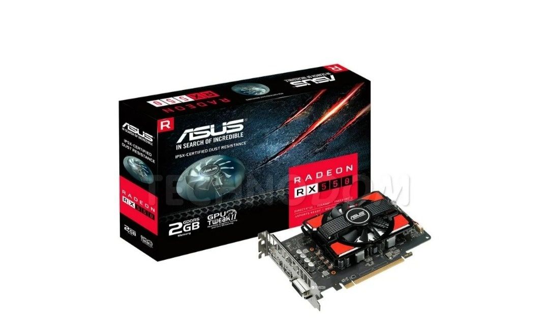 Видеокарта ASUS RX550 2GB