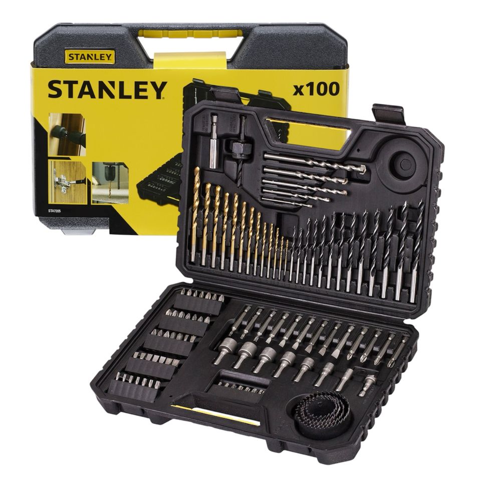 Накрайници, битове и свредла STANLEY STA7205 100 части