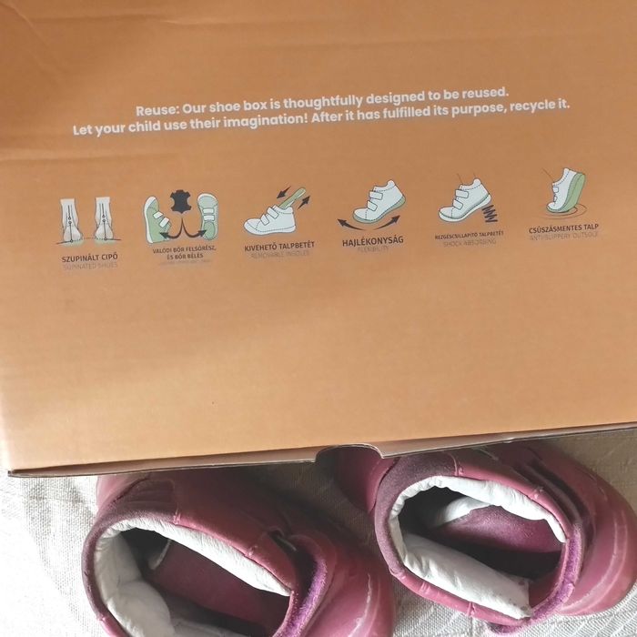 Детски кожени боти за момиче Ponte, 22 номер