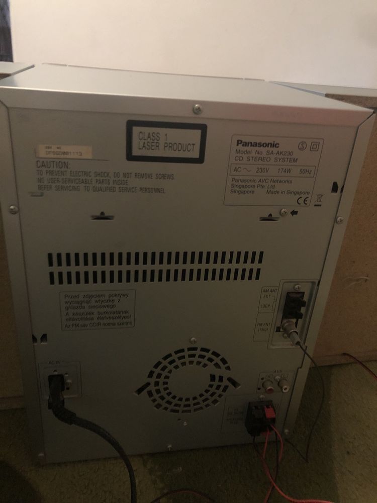 Panasonic CD stereo system SA-AK230