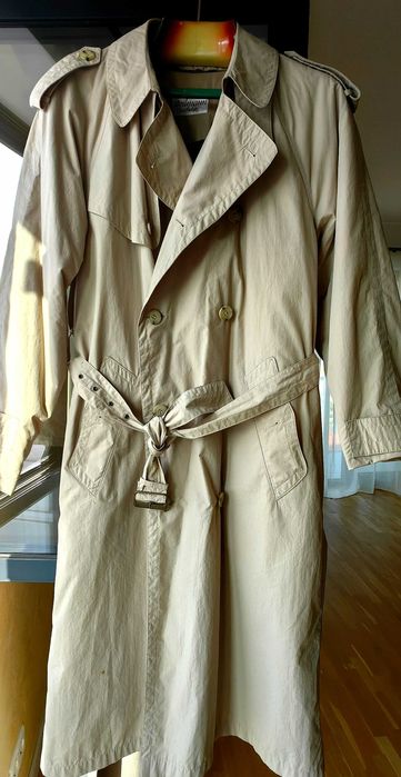 Pardesiu Steilmann, bărbătesc, culoare crem, cu căptușeală