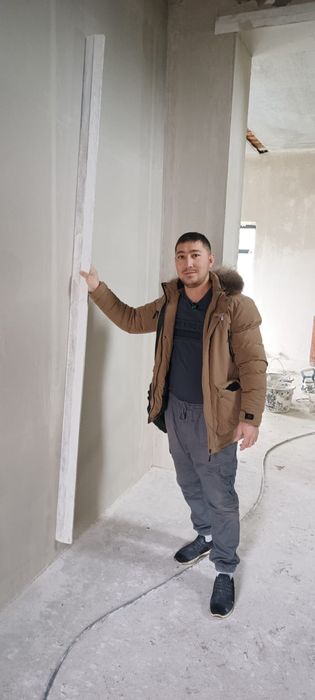 Механизированная штукатурка. Выравнивание стен. Штукатурка