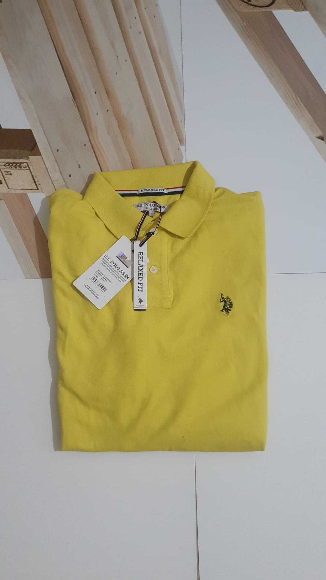 Vand tricou barbat US Polo ASSN masura L original nou cu eticheta