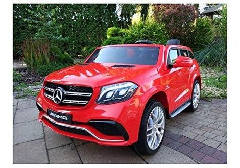 Masinuta Electrica pentru 2 copii Mercedes GLS63 AMG 4x4 24V #Rosu