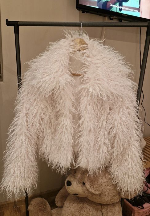 ново дамско палто косъм