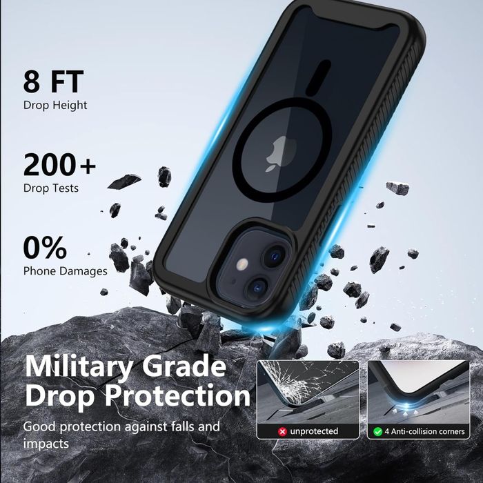 Husă iPhone 12/12 Pro XTCASE – Protecție 360°*