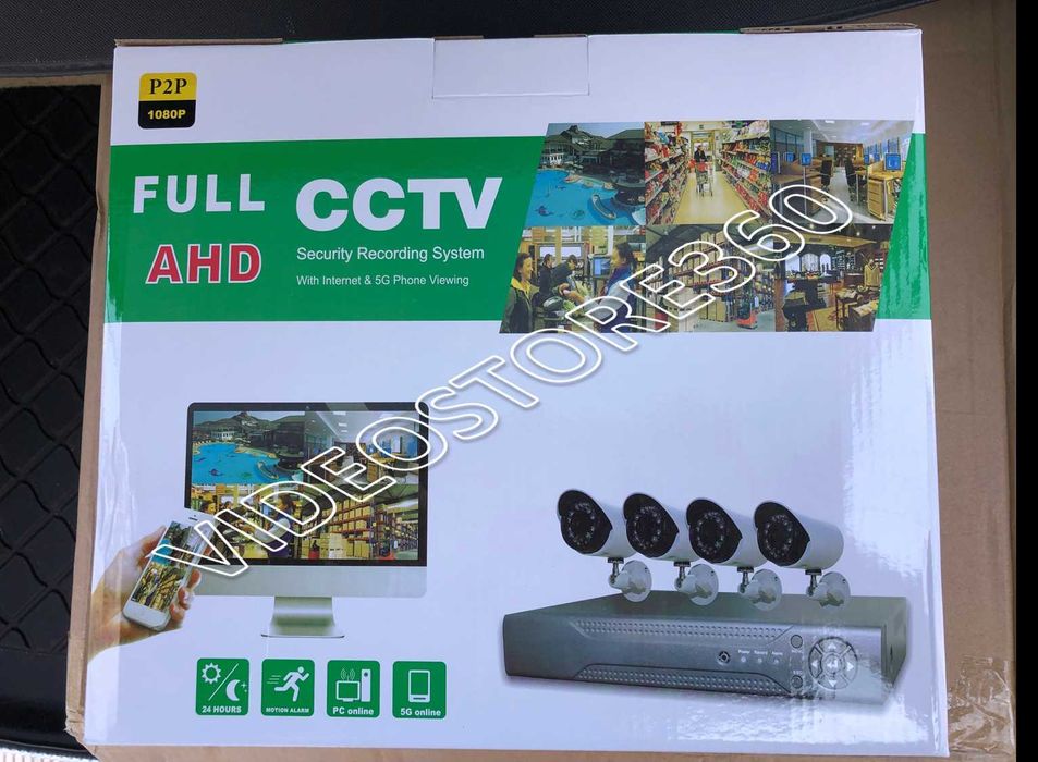 Sistem supraveghere video 4 Camere Full HD + HDD 1TB