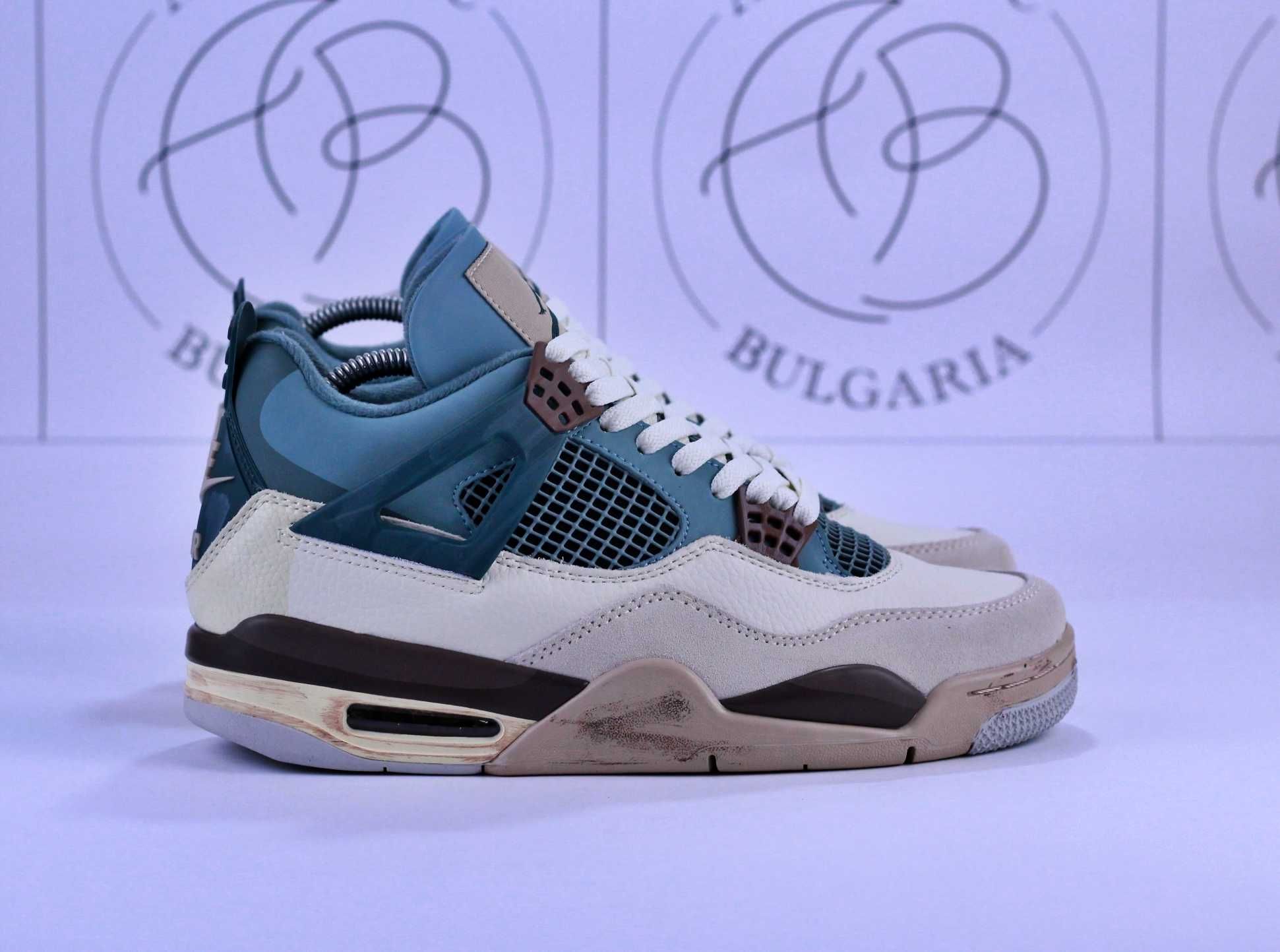 Nike Air Jordan 4 Military Black Metallic Purple SB Pine Green Snorlax