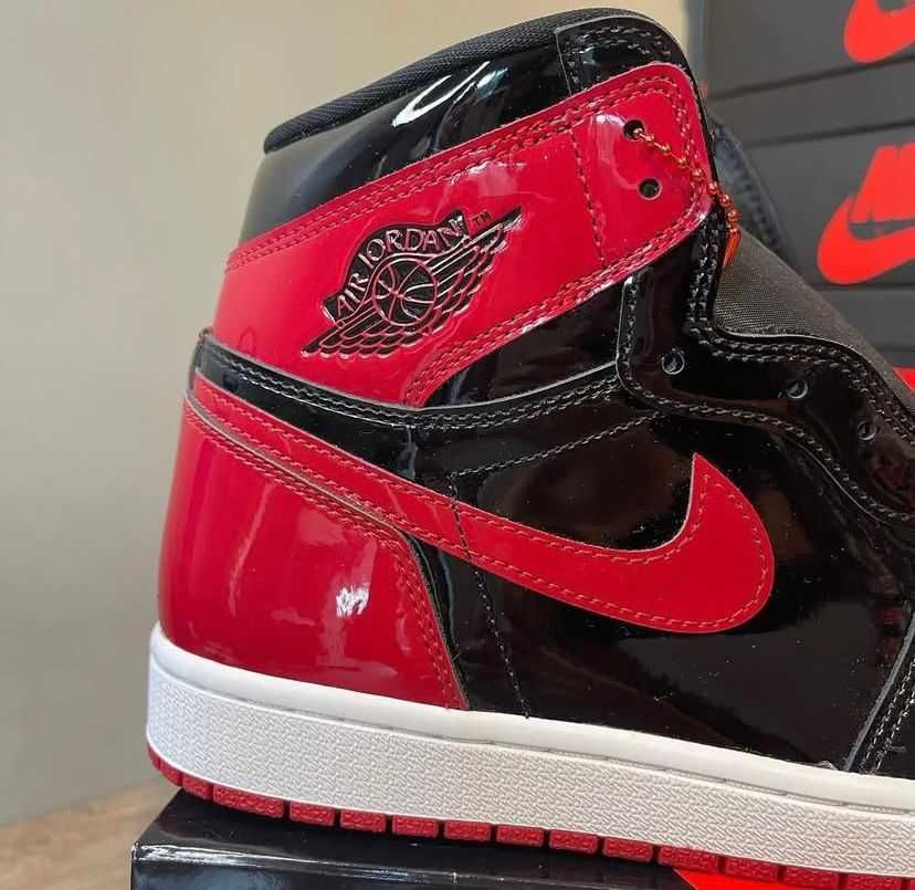 Nike Air Jordan 1 Patent Bred (36-45) NOU