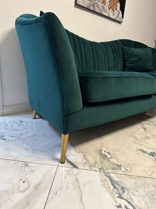 Canapea verde Mobexpert