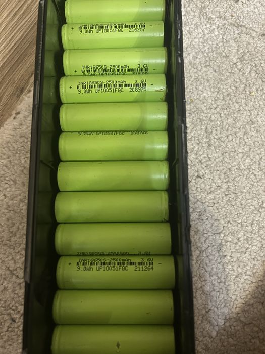 Батерии 18650   2500 mah