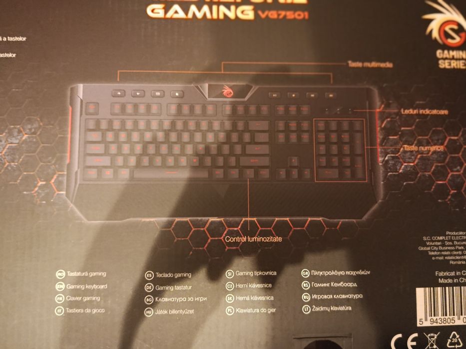 Tastatură Vortex Gaming VG7501