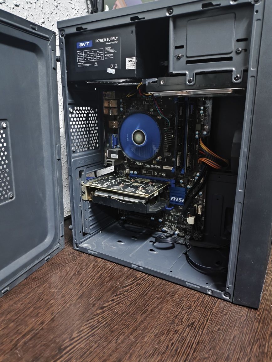 MSI ZH77+i7 2600+16Gb+RX550 4Gb