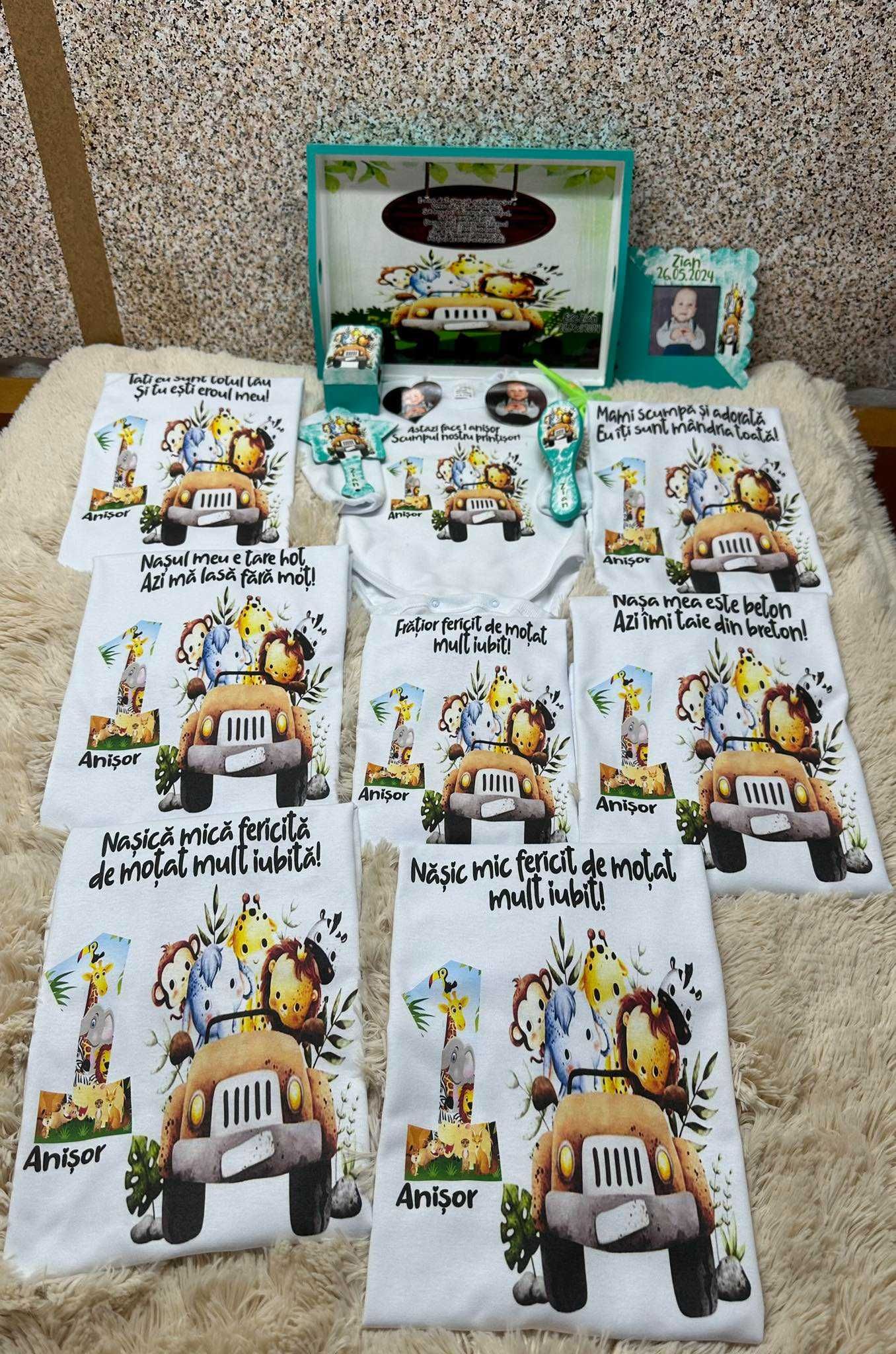 Set Moț Personalizat – Tricouri + Tăviță + Magnet Cadou