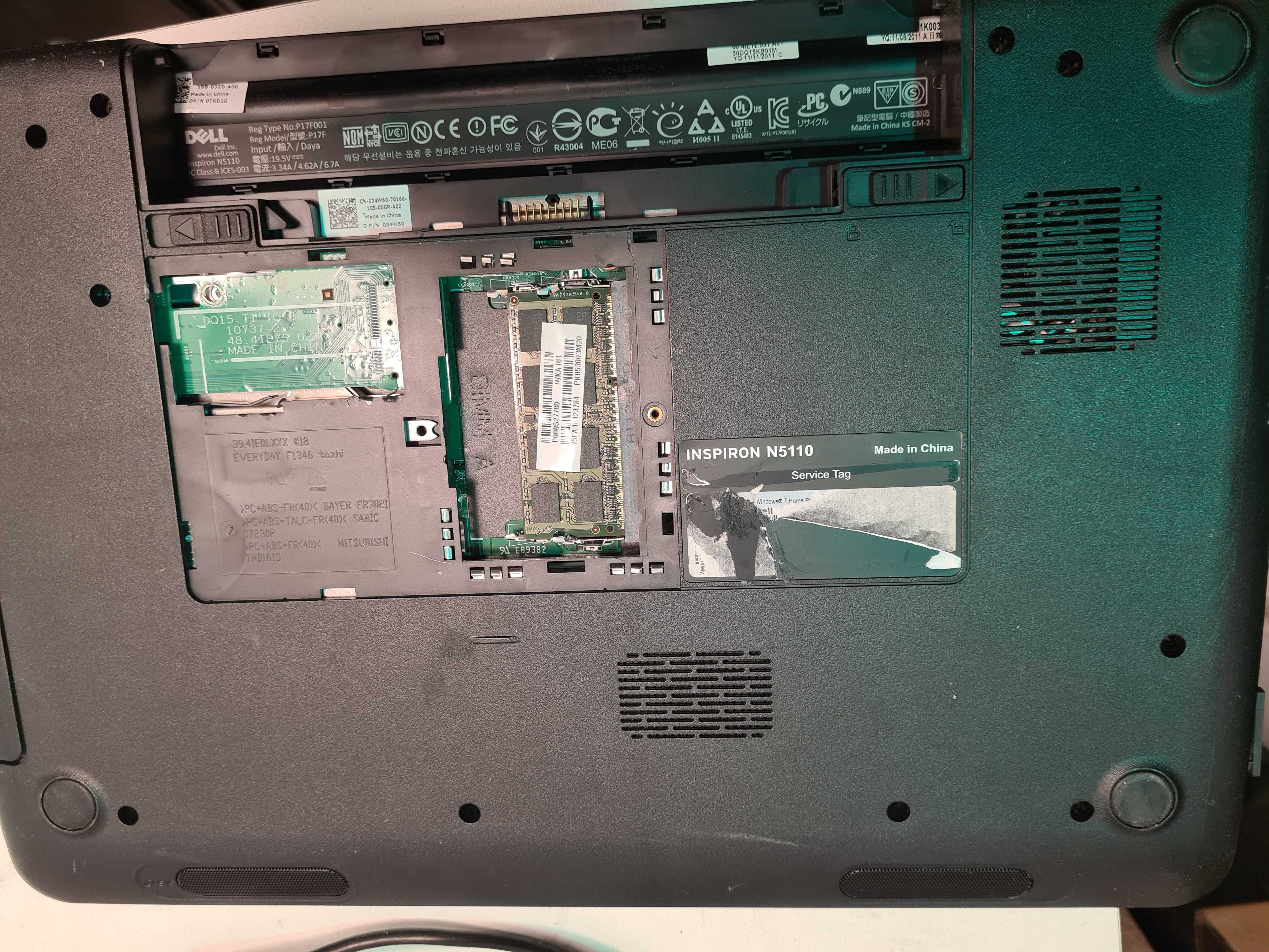 Defect Laptop Dell Inspiron N5510 Intel i5