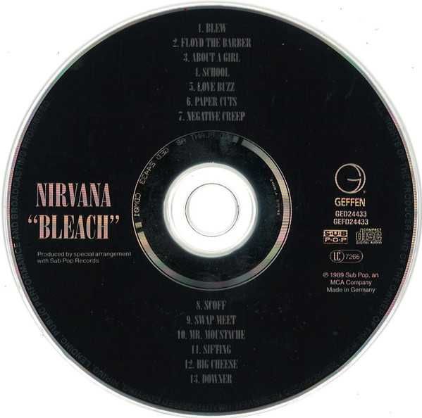 CD Nirvana - Bleach 1992