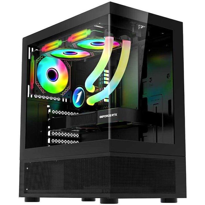 Carcasa PC calculator gaming 1stPLAYER MI7-A Black-Design modern