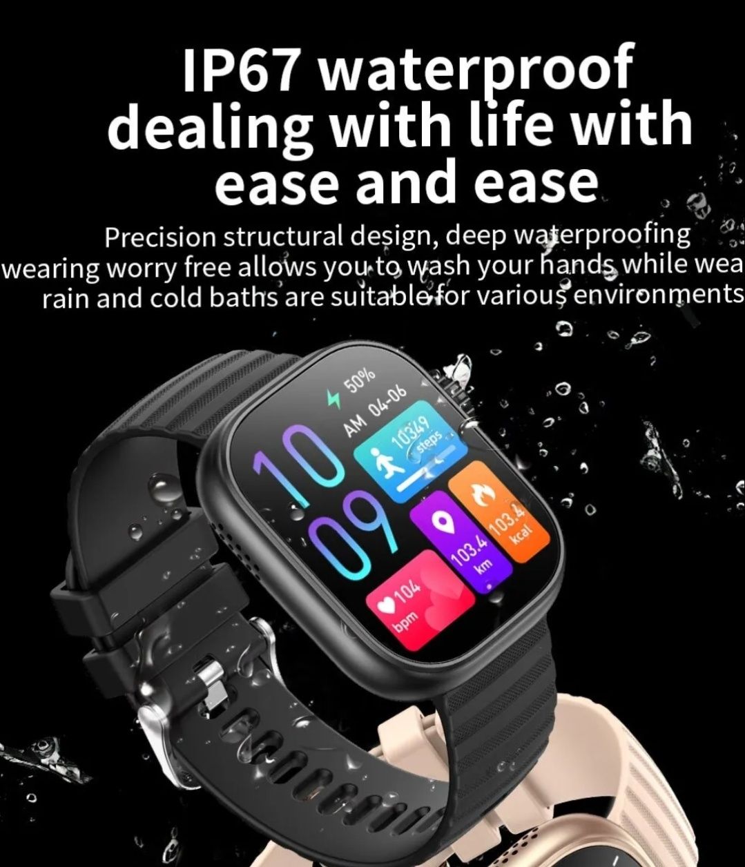 Smart watch SENBONO с функции:: Обаждания ,Спорт Режими , Голям Екран