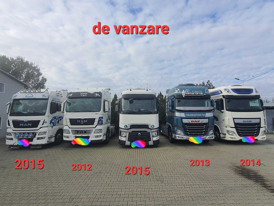 de vanzare man tgx 2015 e6 semoremorca 2011