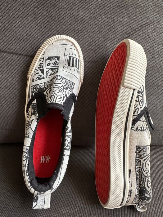 Гуменки H&M Keith Haring, размер 31