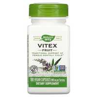 Витекс, Nature's Way, Vitex Fruit (320 капсул) из США веганский халол