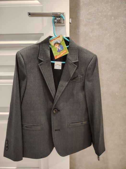 Пиджак серый детский