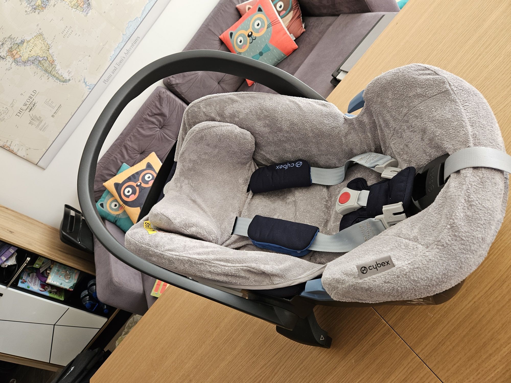 Столче за кола Cybex Aton 5 с лятно покривало