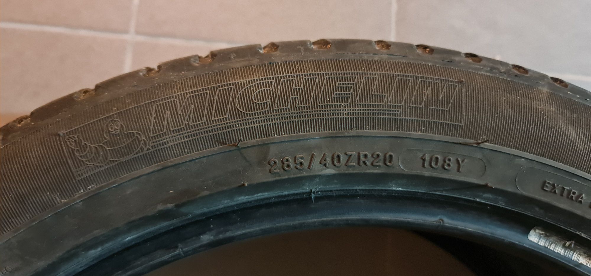 Цена за 4броя Гуми  Michelin 285x40 R20 2 броя 255x45 R20 2 броя