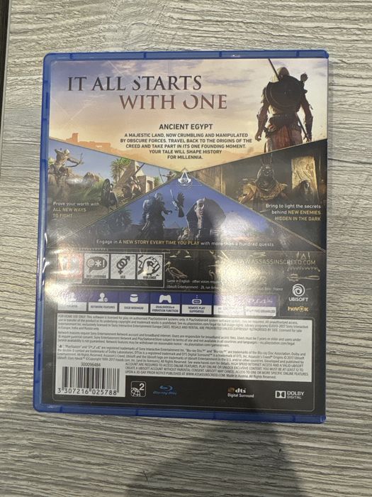 Игра Assasin’s Creed Origins за PS4