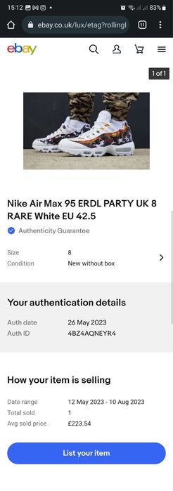 Nike Air Max 95 ERDL Party White