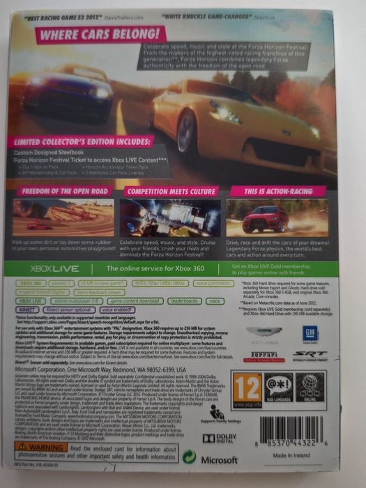 Forza Horizont Limited colector Edition Xbox 360