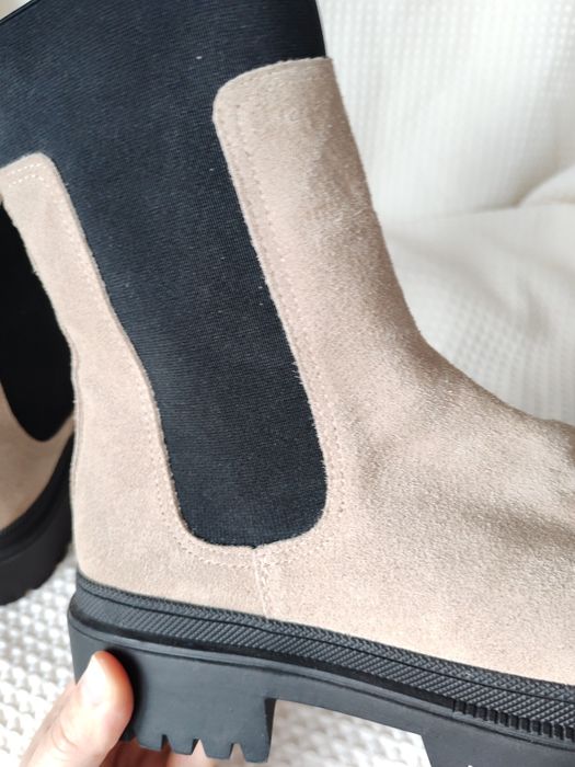 Ghete 41 Reserved piele naturală întoarsă suede velur