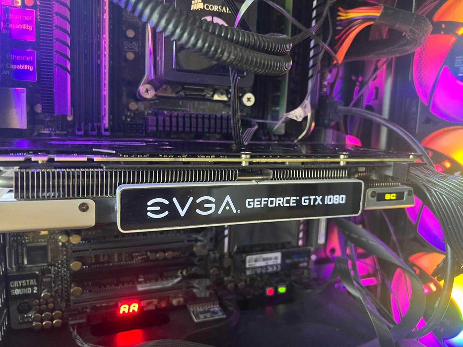 Видеокарта EVGA GeForce GTX 1080,8GB GDDR5X